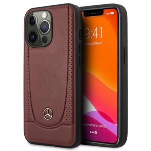 Husa Mercedes - iPhone 14 Pro Max - Signature Logo - Red