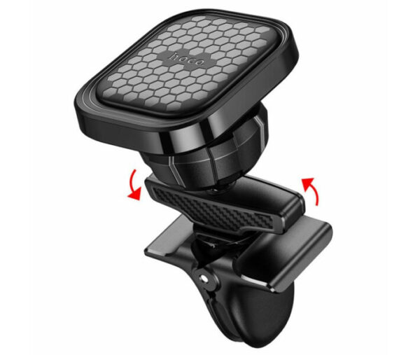 Suport mobil auto HOCO S49 - Magnetic pentru aerisire - Negru - imagine 2