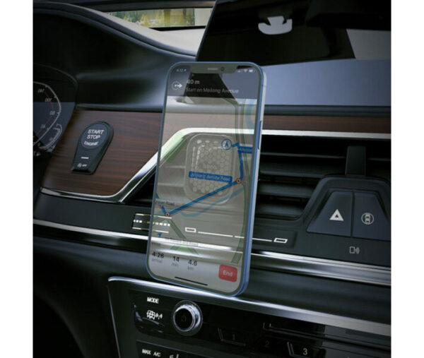 Suport mobil auto HOCO S49 - Magnetic pentru aerisire - Negru - imagine 7