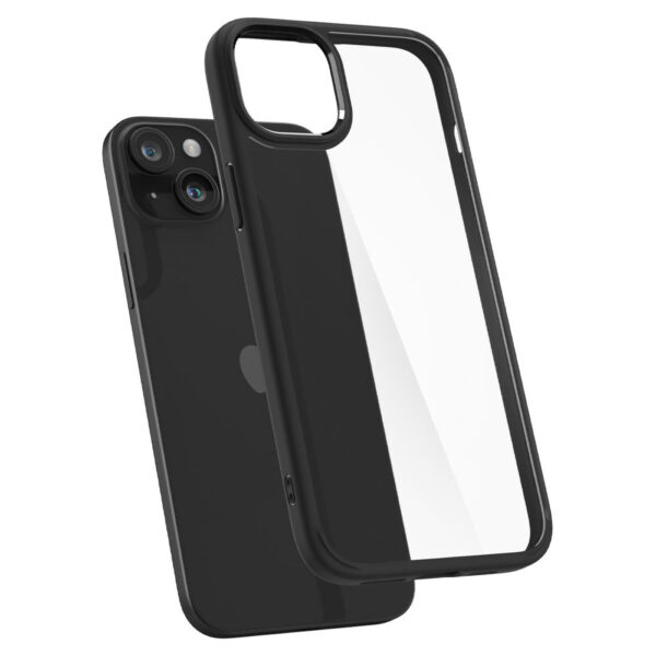 Husa Spigen - Ultra Hybrid - iPhone 15 Plus - Matte Black - imagine 4