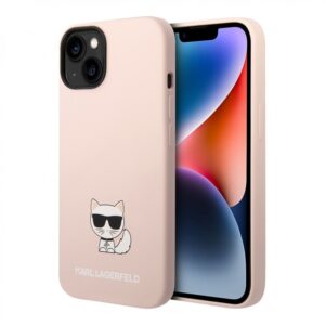 Husa Karl Lagerfeld - iPhone 14 Plus - Choupette Body - Light Pink