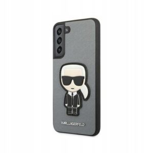 Husa Karl Lagerfeld - Samsung Galaxy S22 Plus - Saffiano Ikonik Karl's Head - Grey
