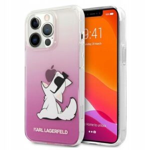 Husa Karl Lagerfeld - iPhone 13 Pro Max - Choupette Fun Hard - Pink