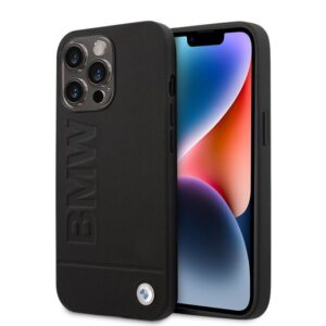 Husa BMW - iPhone 14 Pro - Signature Logo - Black