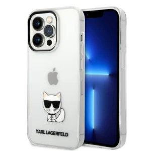 Husa Karl Lagerfeld - Choupette Logo - iPhone 14 Pro Max - Clear