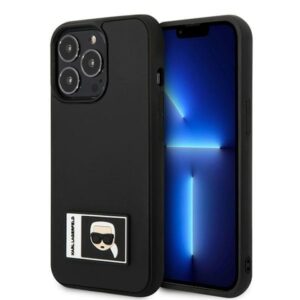 Husa Karl Lagerfeld - iPhone 13 Pro - Iconik Patch - Black