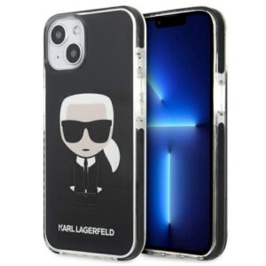 Husa Karl Lagerfeld - iPhone 13 - Iconik - Black