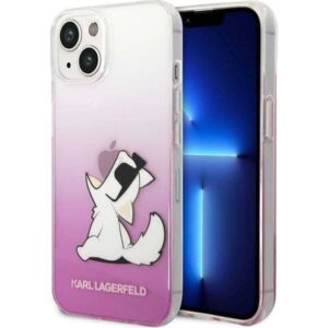 Husa Karl Lagerfeld - iPhone 14 - Choupette Fun Hard - Pink