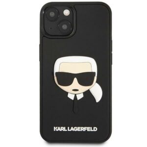 Husa Karl Lagerfeld - iPhone 14 - 3D Ruber Head - Black