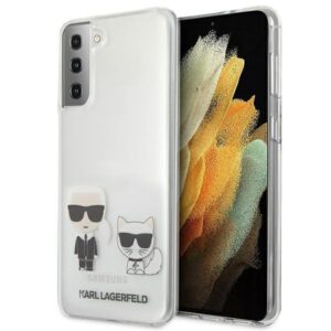 Husa Karl Lagerfeld - Samsung Galaxy S21 Plus - Karl & Choupette Collection - Clear