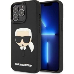 Husa Karl Lagerfeld - iPhone 14 Plus - 3D Ruber Head - Black