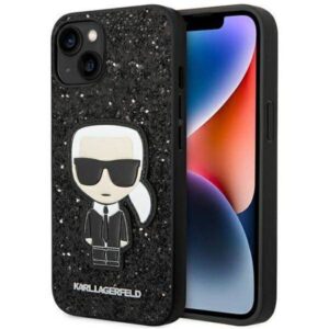 Husa Karl Lagerfeld - iPhone 14 Plus - Glitter Flakes Iconik - Black