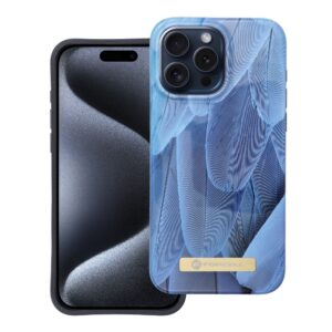 FORCELL F-PROTECT Mirage compatibil cu MagSafe pentru IPHONE 15 PRO MAX pasăre albastră
