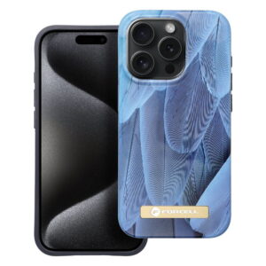 Husă iPhone 15 PRO MAX Forcell F-Protect Mirage compatibilă cu MagSafe, marmură jad