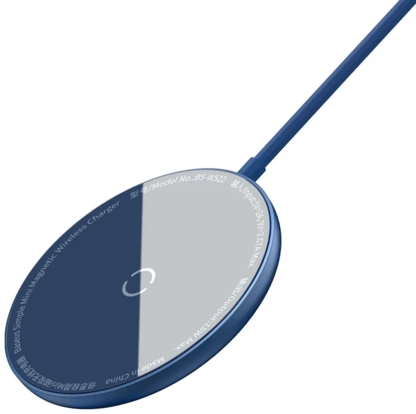 Baseus Simple Mini magnetic induction wireless charger, MagSafe, 15W - imagine 2