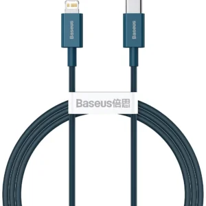Cablu Cablu seria Baseus Superior USB-C la iP, 20W, PD, 1m (albastru)