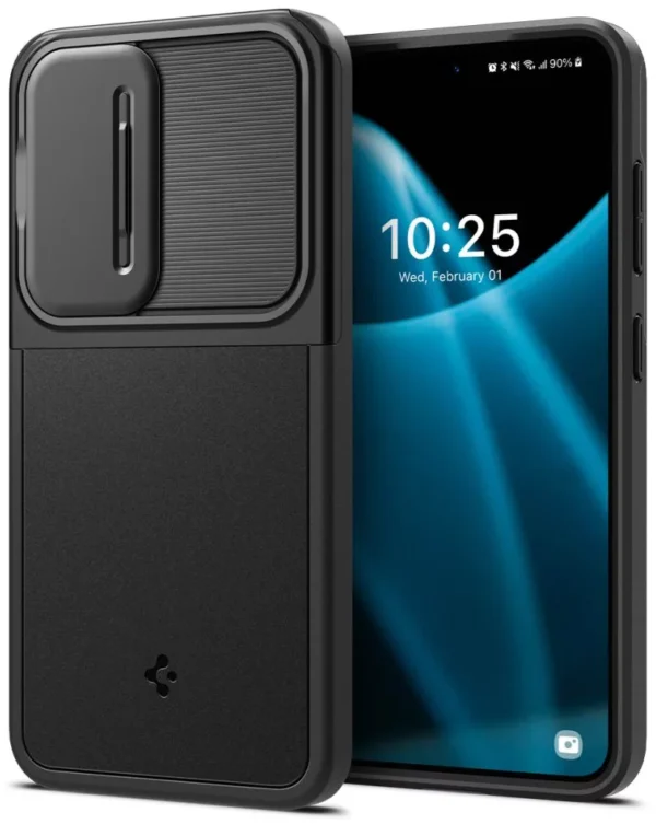 Huse SPIGEN OPTIK ARMOR GALAXY S24 BLACK