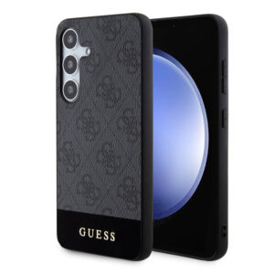 Husa originala Guess Samsung Galaxy S24 FE Hardcase 4G Charms Collection, gri, GUHCS24FEGF4GGR