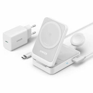 Statie de incarcare wireless Anker, 15W, B2557321, alb