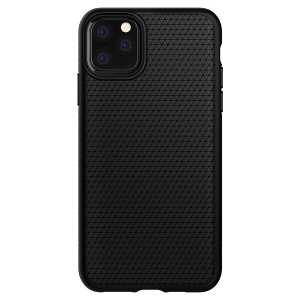 Husa iPhone 11 Pro Max Spigen Liquid Air, negru mat - imagine 2