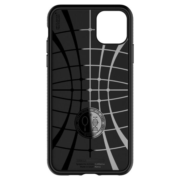 Husa iPhone 11 Pro Max Spigen Liquid Air, negru mat - imagine 4
