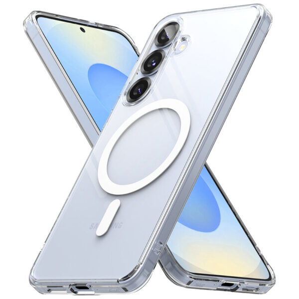 Husa Samsung Galaxy S25 Plus Ringke Fusion MagSafe, transparenta - imagine 2