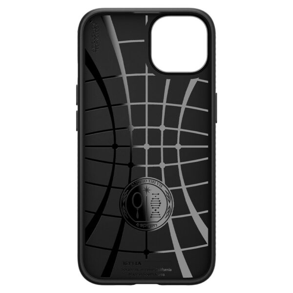 Husa iPhone 13 Spigen Liquid Air, matte black - imagine 5