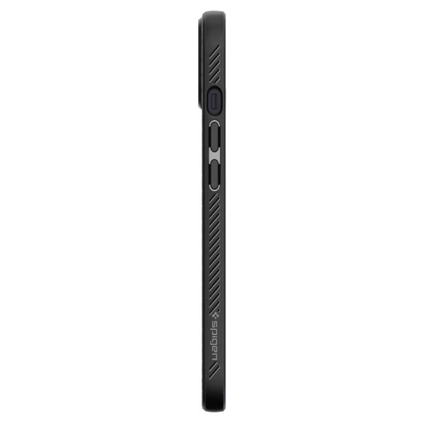 Husa iPhone 13 Spigen Liquid Air, matte black - imagine 4
