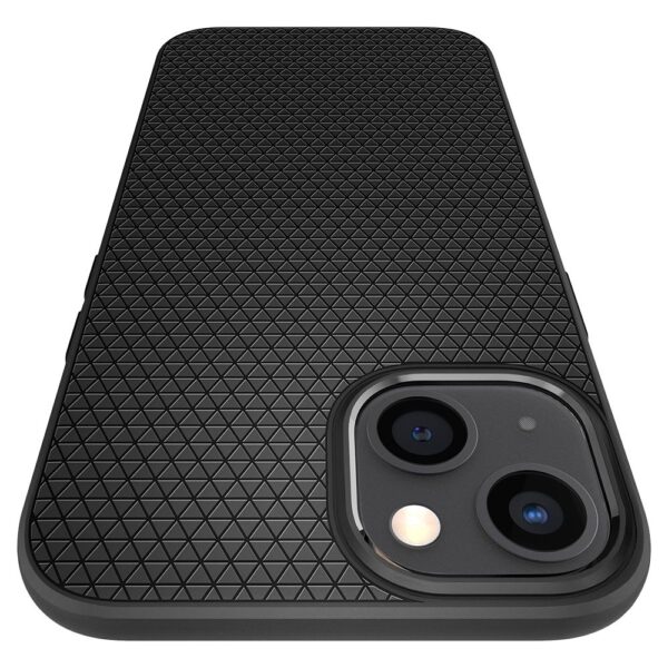 Husa iPhone 13 Spigen Liquid Air, matte black - imagine 3