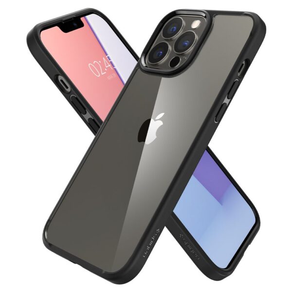 Husa iPhone 13 Pro Spigen Ultra Hybrid - Matte Black - imagine 6