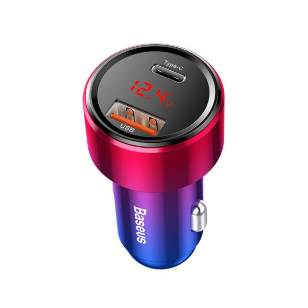 Incarcator auto bricheta Type C Baseus Magic, 45W, multicolor - imagine 2