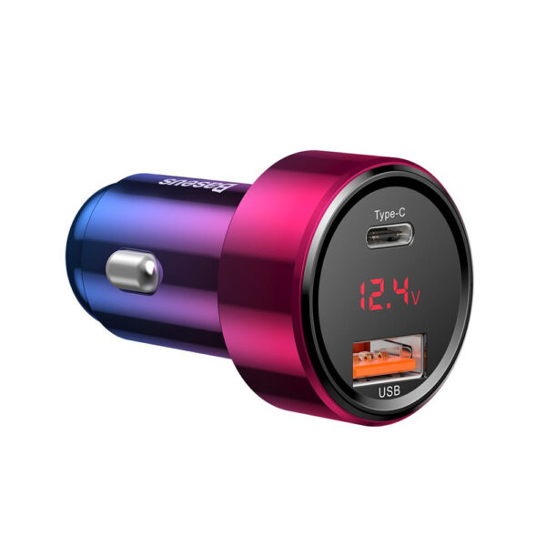 Incarcator auto bricheta Type C Baseus Magic, 45W, multicolor - imagine 3
