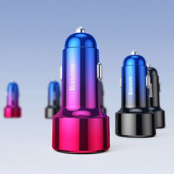 Incarcator auto bricheta Type C Baseus Magic, 45W, multicolor - imagine 6