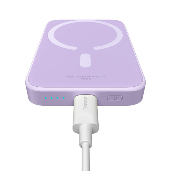 Powerbank wireless MagSafe Baseus, 6000mAh, P10059002513-00 - imagine 5
