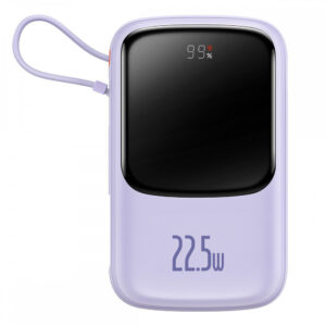 Acumulator extern 20000mAh Baseus cu cablu tip C, PPQD030105