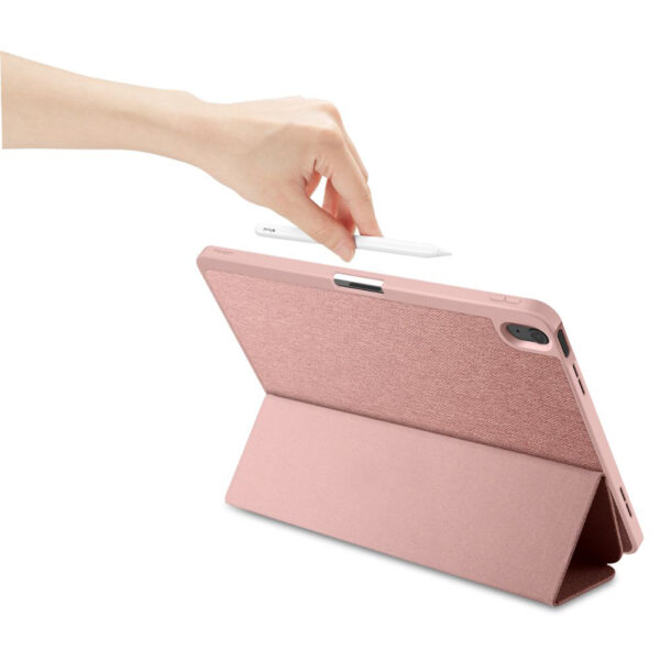 Husa iPad Air 13 (2024) Spigen Urban Fit, roz - imagine 3