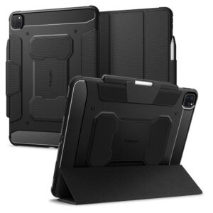 Husa iPad Pro 13 (2024) Spigen Rugged Armor Pro, negru