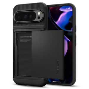 Husa Google Pixel 9 Pro XL Spigen Slim Armor CS, negru