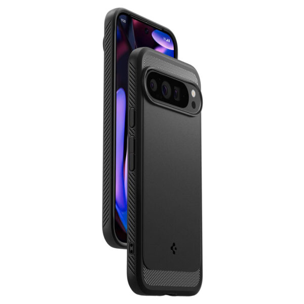 Husa Google Pixel 9 Pro XL Spigen Rugged Armor, negru - imagine 2