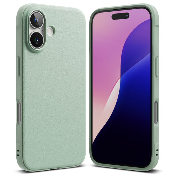 Husa iPhone 16 Ringke Onyx, verde menta - imagine 3