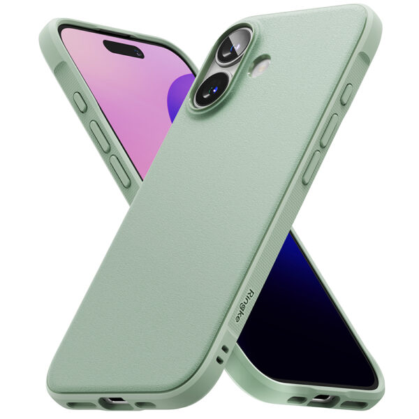 Husa iPhone 16 Ringke Onyx, verde menta - imagine 4