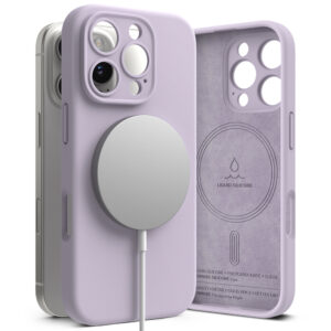 Husa iPhone 16 Pro Ringke Silicone Magnetic MagSafe, mov