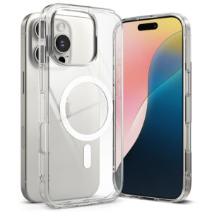 Husa iPhone 16 Pro Max Ringke Fusion MagSafe, transparenta