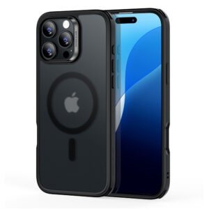 Husa iPhone 16 Pro Max ESR Classic Hybrid HaloLock, negru frost