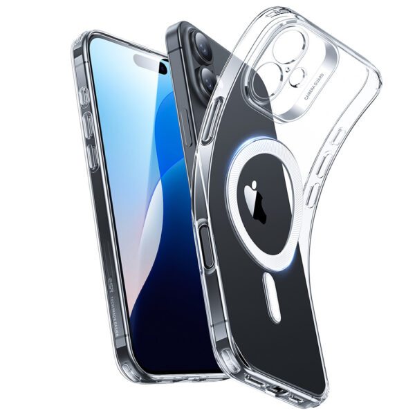 Husa iPhone 16 Plus ESR Zero HaloLock, transparenta