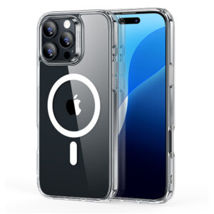 Husa iPhone 16 Pro ESR Classic Hybrid HaloLock, transparenta