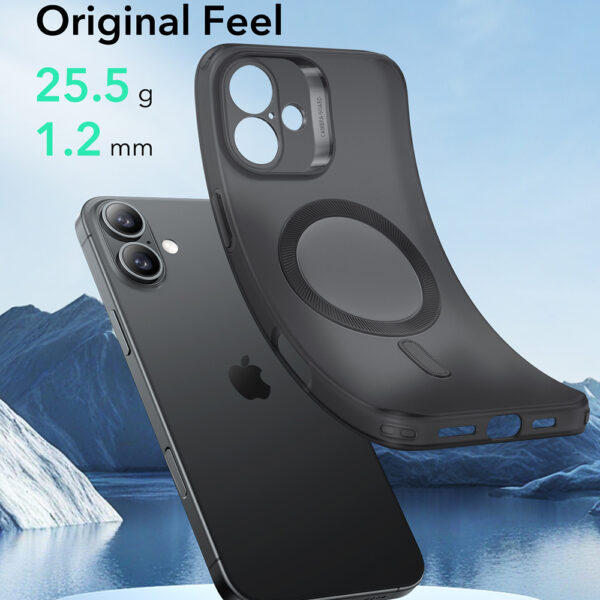 Husa iPhone 16 ESR Zero HaloLock, maro - imagine 3