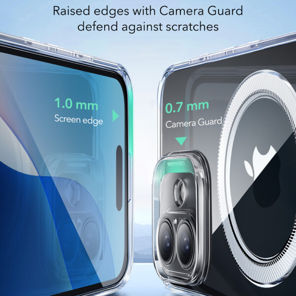 Husa iPhone 16 ESR Zero HaloLock, transparenta - imagine 2