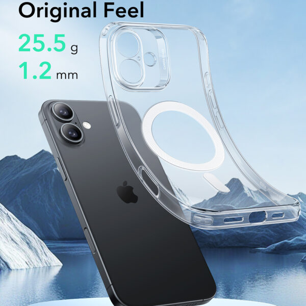 Husa iPhone 16 ESR Zero HaloLock, transparenta - imagine 6