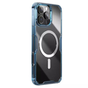 Husa iPhone 16 Pro Max Nillkin Nature Pro Magnetic, albastru